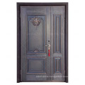 France Craftsman Cast Aluminum Bulletproof  Single Double Door Main Front Entrance Security Steel Door For Villa